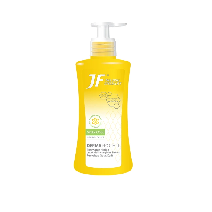 Jf Derma Protect Green Cool Cleanser Liquid 200 Ml 0
